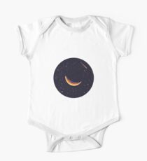 Moon Short Sleeve Baby One-Piece