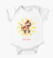 Body de manga corta para bebé Diddy Kong Retro Japonés