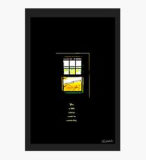 A Little Window Photographic Print