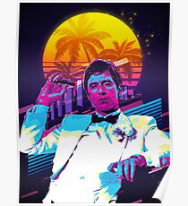 Scarface retro art Poster