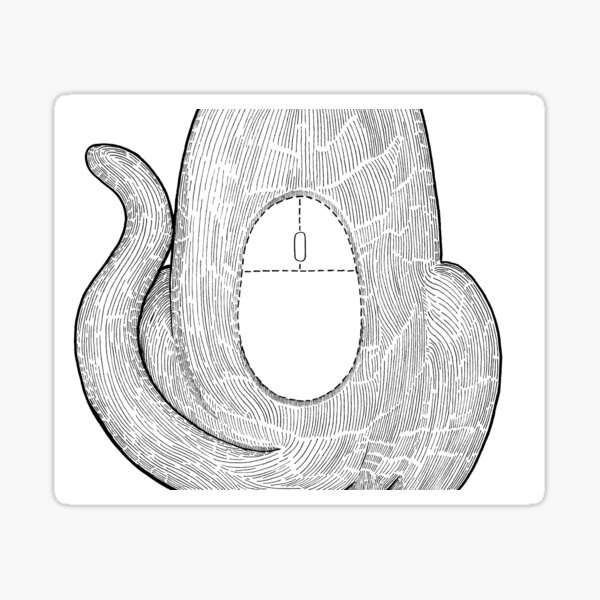 Backscratch Cat Sticker