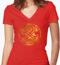 The Seal of Rasillion Women's Fitted V-Neck T-Shirt