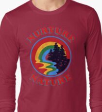Nurture Nature Vintage Environmentalist Design Long Sleeve T-Shirt