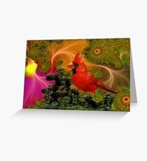 Cardinals Dreams # 2 Greeting Card