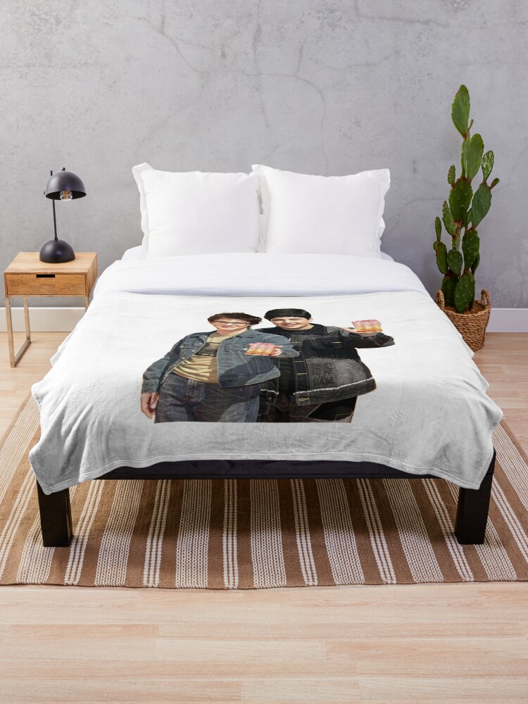 Drake Josh Naturday Throw Blanket By Conceptual Colors