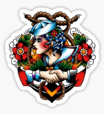 Navy Pinup Sticker