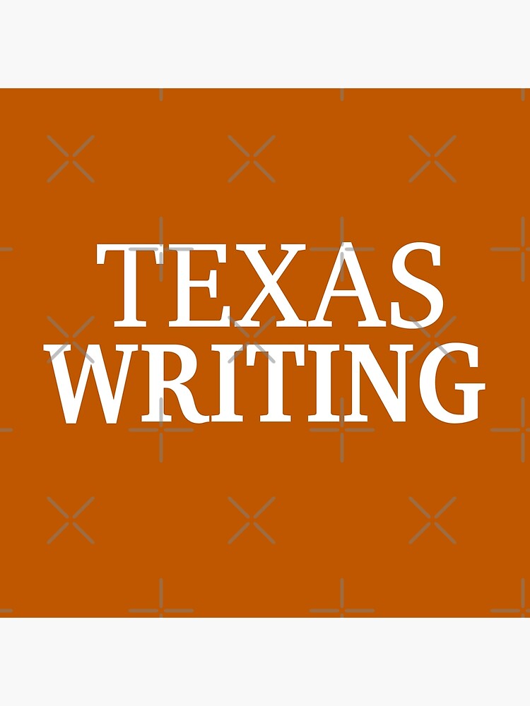 Texas Writing with White Text by willpate