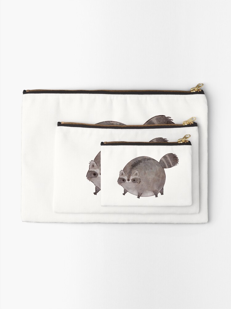 Alternate view of Chubby Trash Panda Zipper Pouch