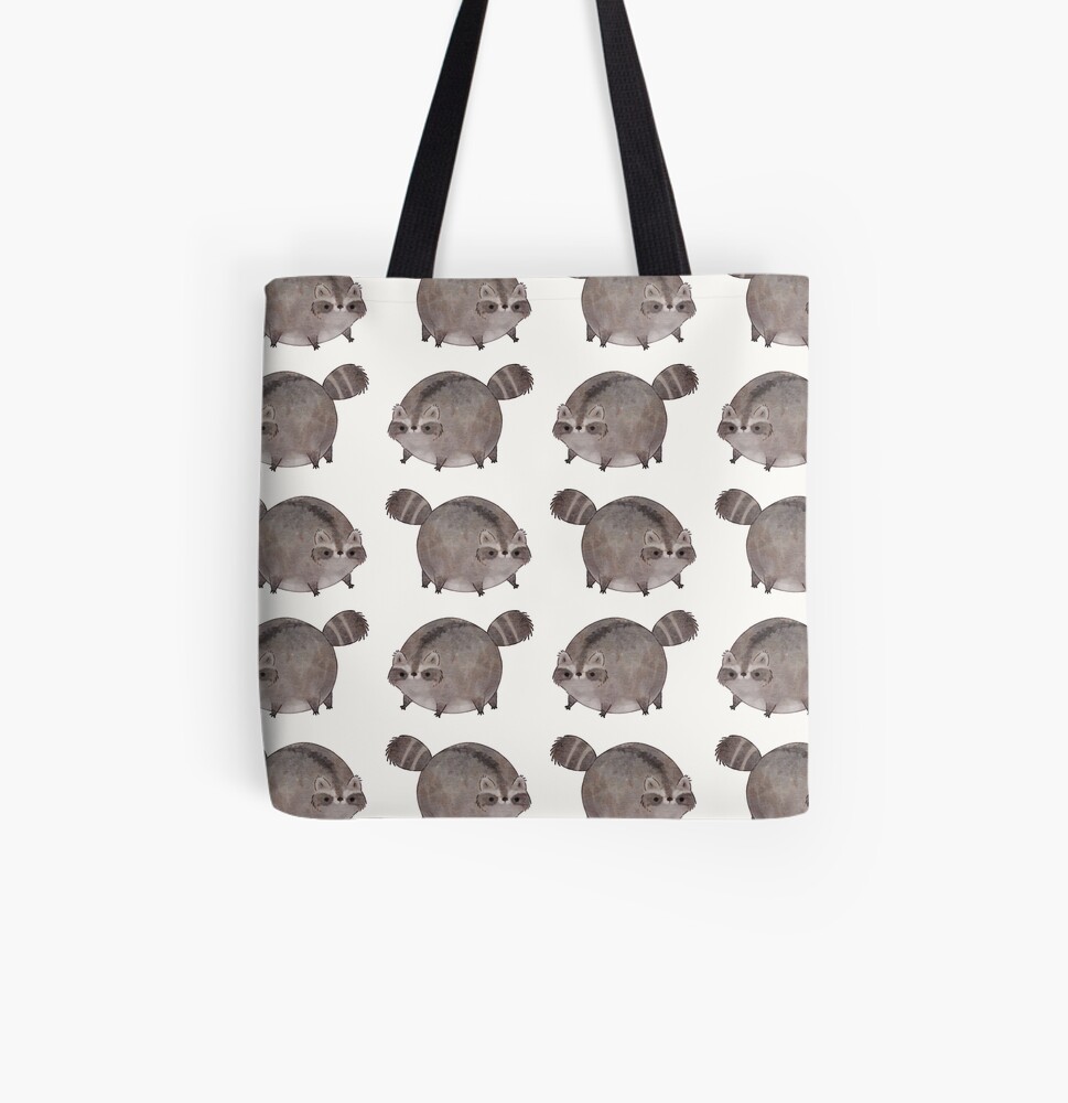 Chubby Trash Panda All Over Print Tote Bag