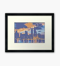 Chicago skyline Framed Print
