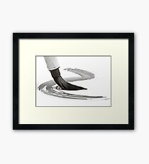 Sumi-e Brush 2 Framed Print