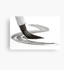Sumi-e Brush 2 Metal Print