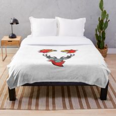 Mythical Creatures Mascot Collection Throw Blanket
