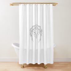 HeartWings Shower Curtain
