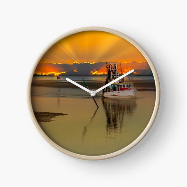Trawler Returning Clock