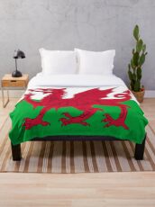 Waliser-Flagge - Wales-roter Drache Fleecedecke