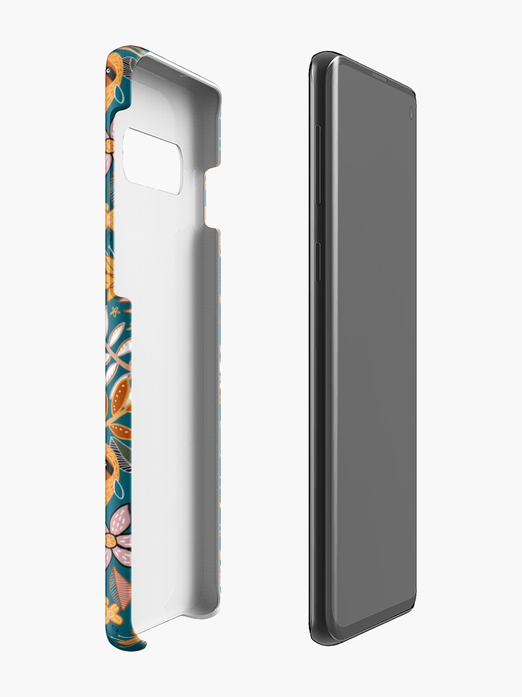 Alternate view of Happy Boho Sloth Floral Case & Skin for Samsung Galaxy