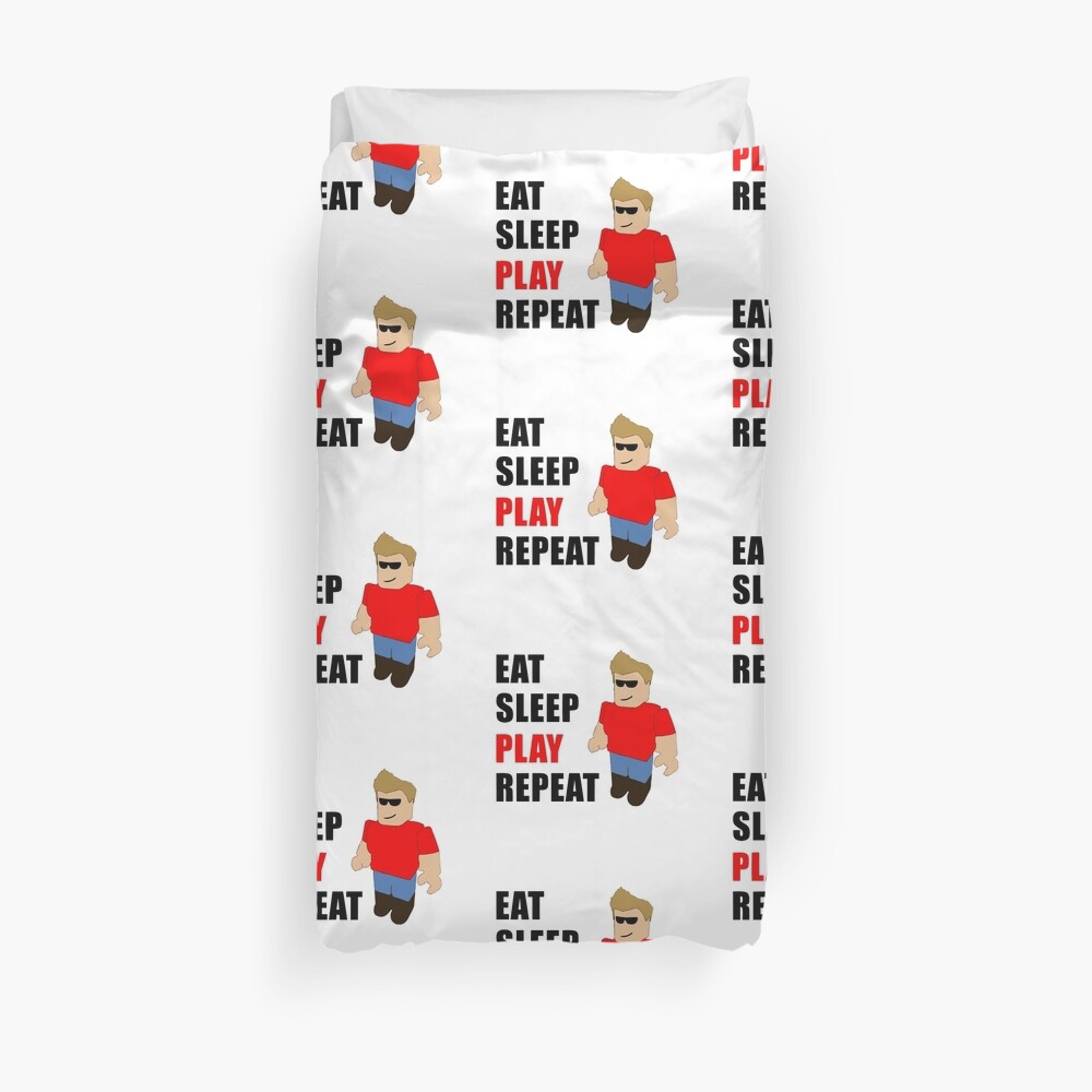 Roblox Eat Sleep Play Duvet Cover By Alasigraff Redbubble - roblox eat sleep play repeat iphone case cover by hypetype