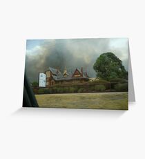 bendigo fires Greeting Card