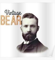 Vintage Bear Poster