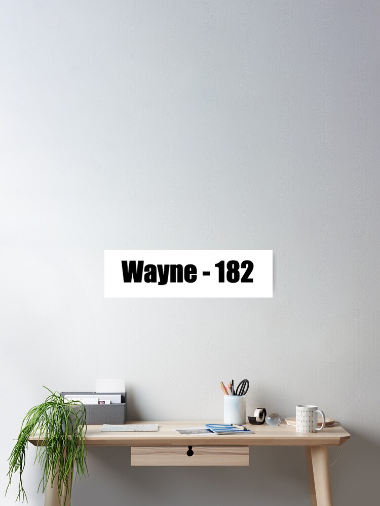 Blink 182 Lil Wayne Tour Wayne 182 Poster By Trapdepot Redbubble