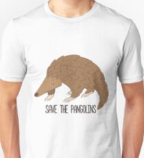 Speichern Sie das Pangolins-nette Pangolin-Geschenk Slim Fit T-Shirt