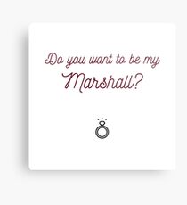 Lily & Marshalls Liebe Metallbild