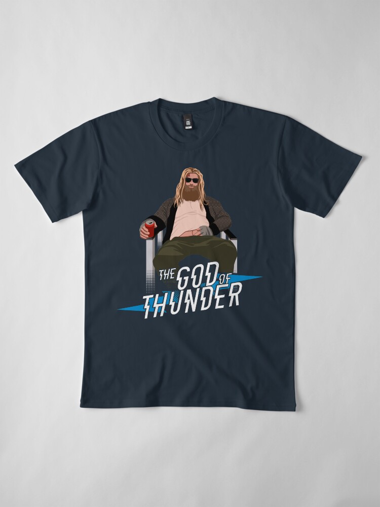 Alternate view of The God of Thunder Premium T-Shirt