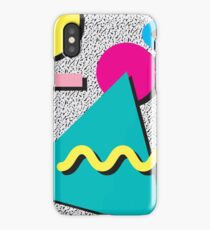 1980s Abstract Pattern iPhone Case/Skin