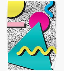 memphis pattern posters redbubble