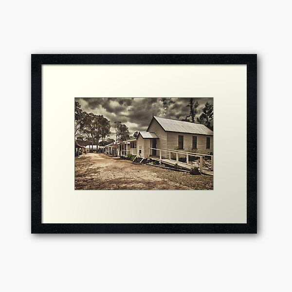 Outback Town Framed Art Print
