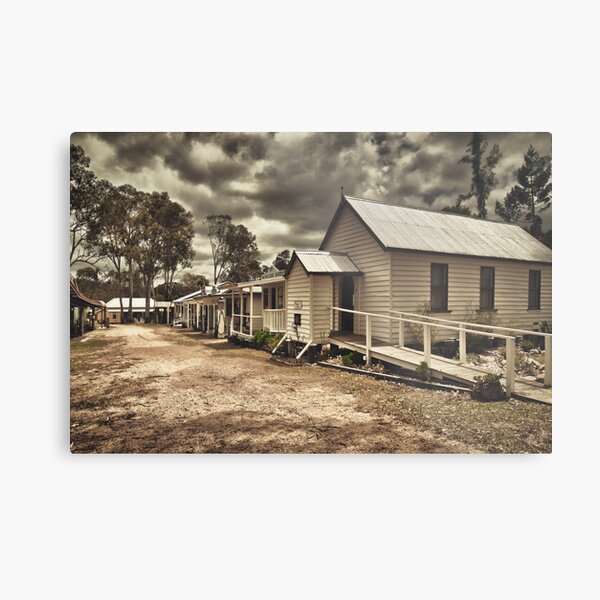 Outback Town Metal Print