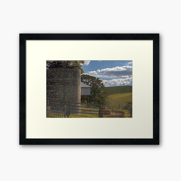 Silo Painterly Framed Art Print