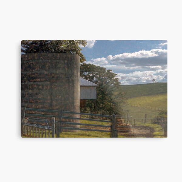 Silo Painterly Metal Print