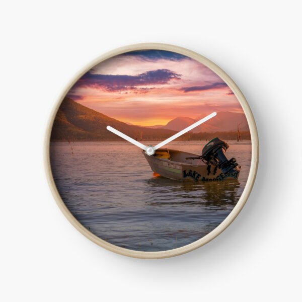 Another beautiful sunset at Lake Moogerah Clock