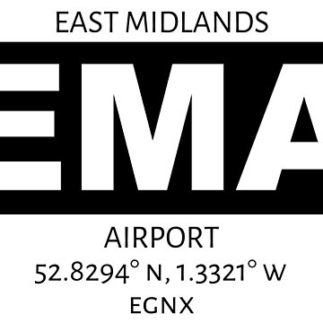 Artwork thumbnail, East Midlands Airport EMA by AvGeekCentral