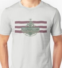 1912 Fort Worth Flag - The Panther City - We're For Smoke - All Roads Lead to Ft. Worth Slim Fit T-Shirt