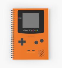 Game Boy Orange Spiral Notebook