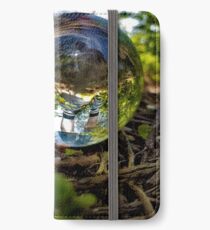 Kristallkugel, die Reflexion iPhone Flip-Case/Hülle/Klebefolie