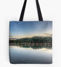 Woy Woy Bath Panorama Tote Bag