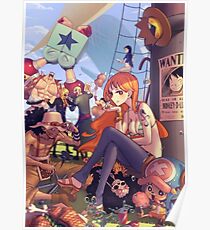 Mugiwara-Crew - T-Shirt Poster