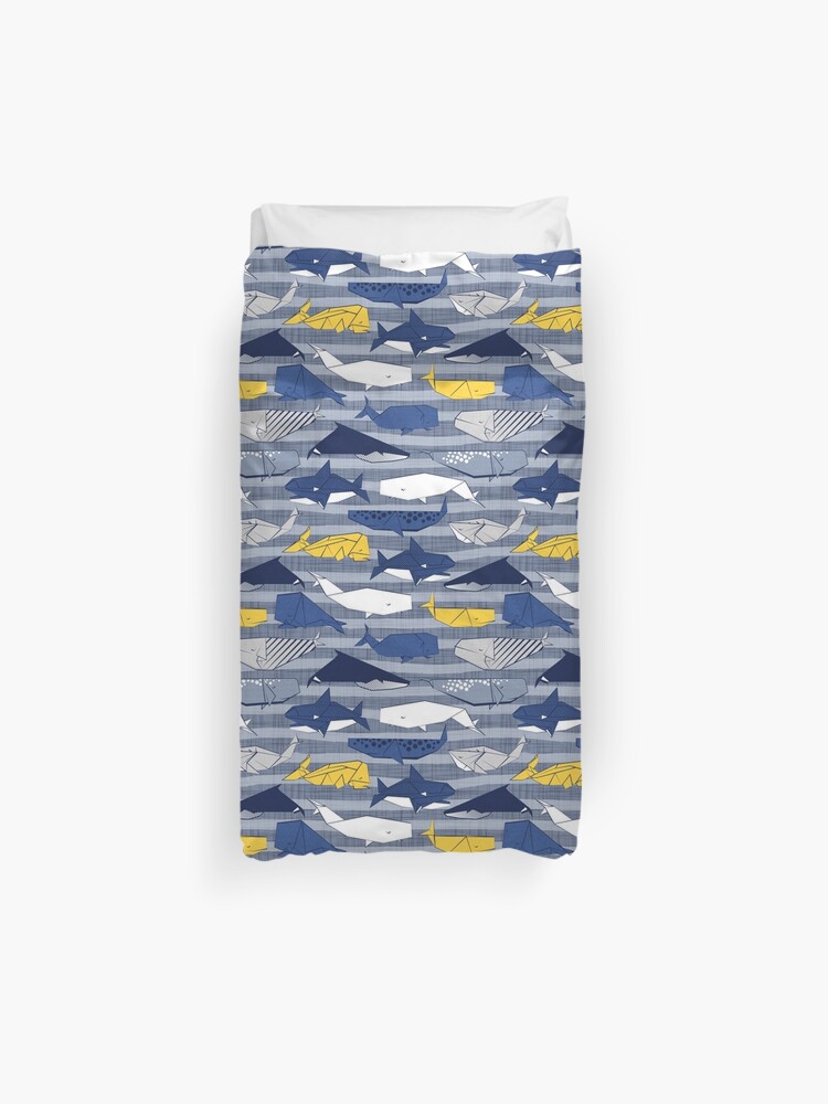 Origami Sea Linen Texture And Nautical Stripes Background Blue