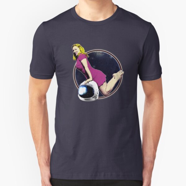pinup a space siren Slim Fit T-Shirt