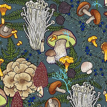 Artwork thumbnail, mushroom forest by smalldrawing