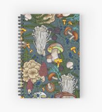 Cuaderno de espiral bosque de setas