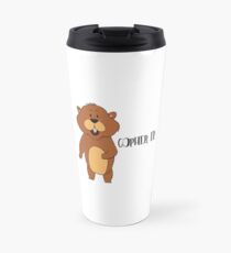 Taza de viaje Gopher It! Camiseta divertida de Gopher