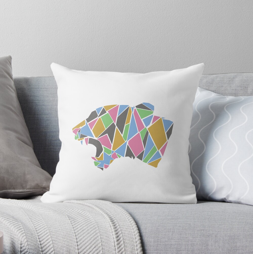 lion throw pillow