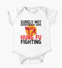 Sicherlich waren nicht alle Kung Fu-Kämpfer Baby Body Kurzarm