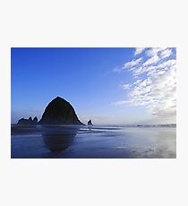 Low Tide at Haystack Rock Photographic Print