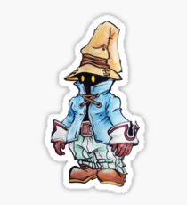 Final Fantasy 9 Vivi in Pastel &Colour Pencil Sticker